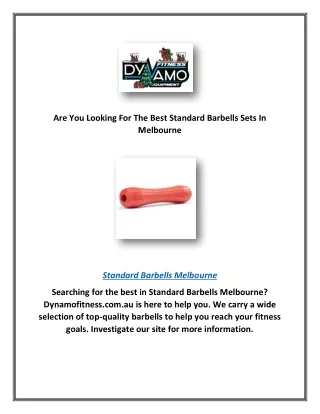 are you looking for the best standard barbells