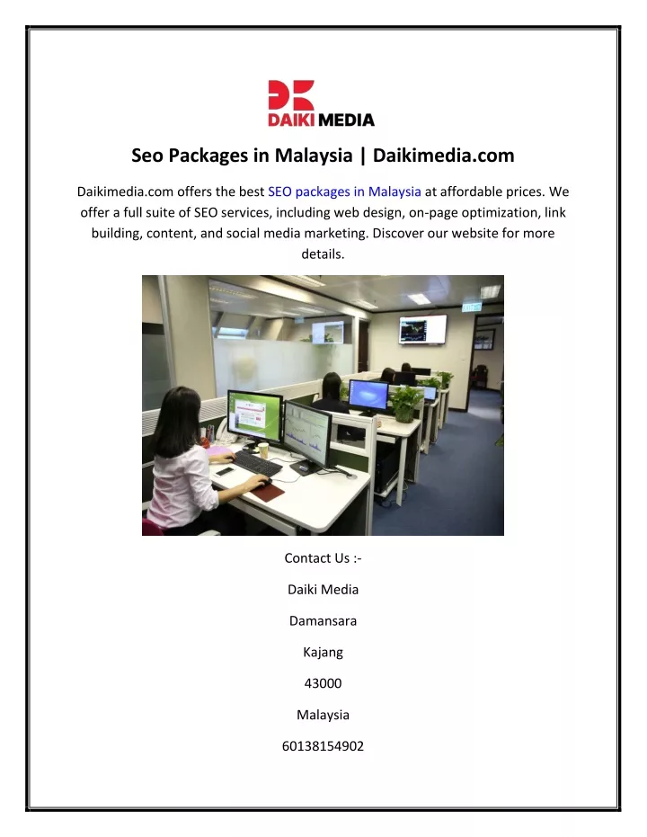 seo packages in malaysia daikimedia com