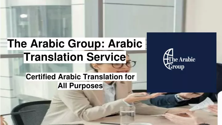 the arabic group arabic translation service