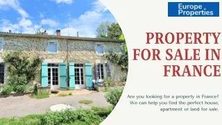 Best Property For Sale In France