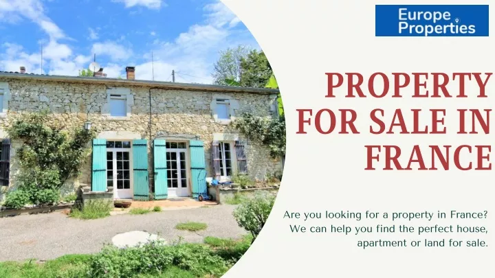 property for sale in france