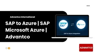 SAP to Azure | SAP Microsoft Azure | Advantco
