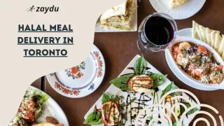 Halal Meal Delivery in Toronto - Zaydu