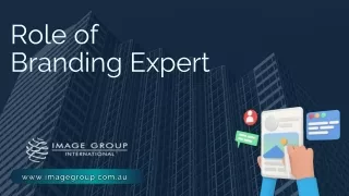 Role of Branding Expert