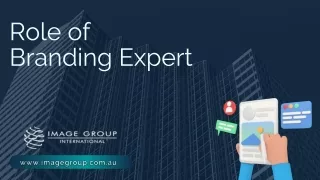 role of branding expert