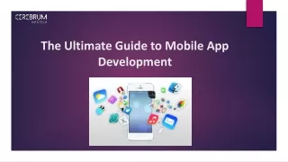the ultimate guide to mobile app development