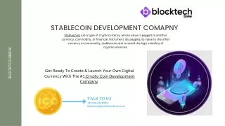 Blocktech Brew - Leading Stablecoin Development Company