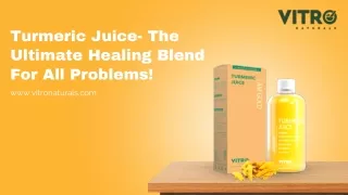 Turmeric Juice- The Ultimate Healing Blend For All Problems!