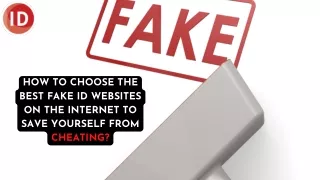 How You Can Select Best Fake Id Websites On Internet ?| Idinstate