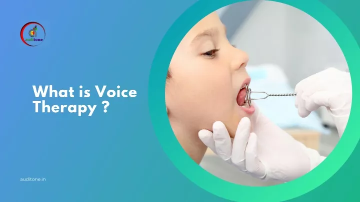 what is voice therapy