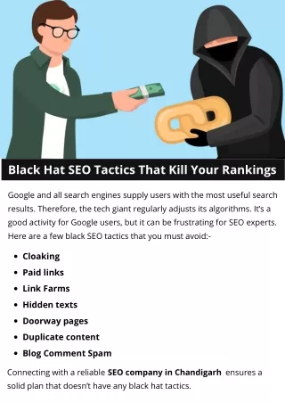 black hat seo tactics that kill your rankings