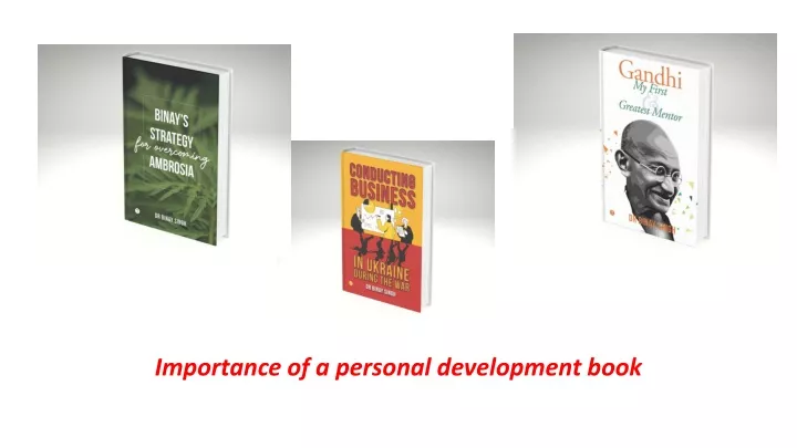 importance of a personal development book