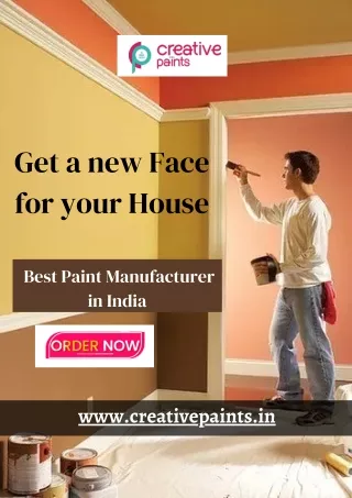 Find the Best Paint Manufacturer in India - Creative Paints