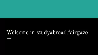 welcome in studyabroad fairgaze