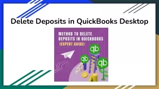 Delete Deposits in QuickBooks