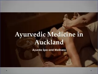 Ayurvedic Medicine in Auckland - www.ayurda.com