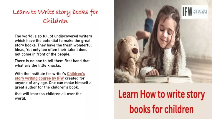 learn to write story books for learn to write