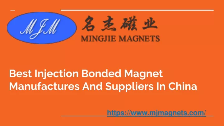 best i njection bonded magnet manufactures and suppliers in china