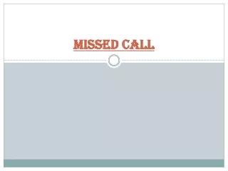 missed call