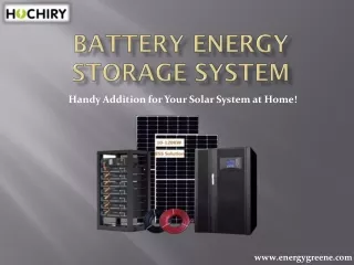 Battery Energy Storage System