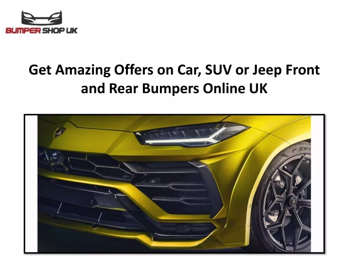 get amazing offers on car suv or jeep front