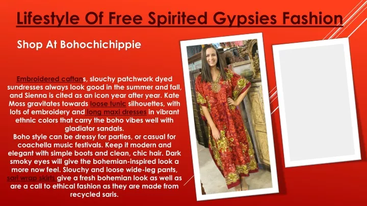 lifestyle of free spirited gypsies fashion
