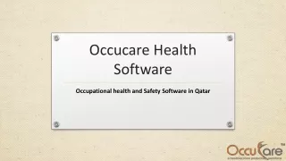 occucare health software