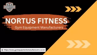 Get The Gym Equipment at Your Place - Gym Equipment Manufacturers