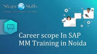 Career scope In SAP MM Training in Noida