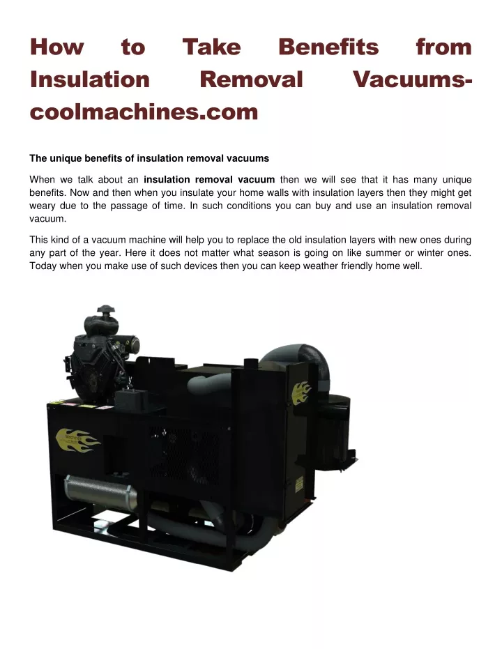 how insulation coolmachines com