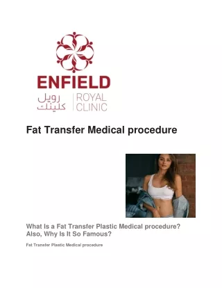 fat transfer medical procedure