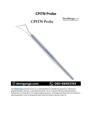 cpitn probe