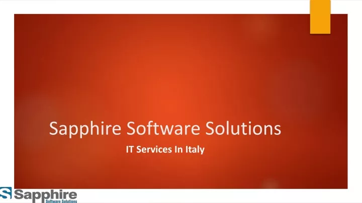 sapphire software solutions