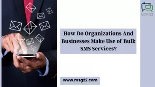 how do organizations and businesses make