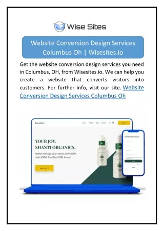 website conversion design services columbus