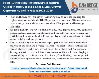 Food Authenticity Testing Market