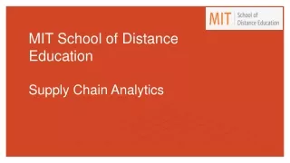 mit school of distance education