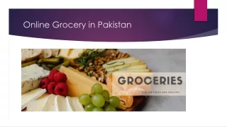 Online Grocery in Pakistan
