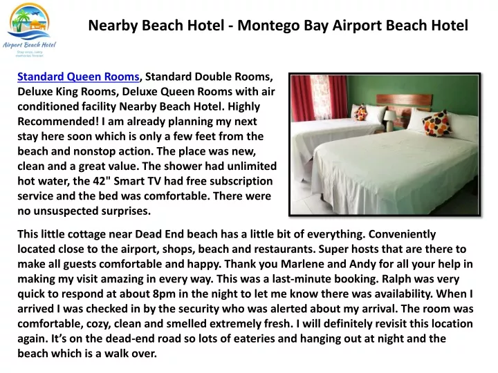 nearby beach hotel montego bay airport beach hotel