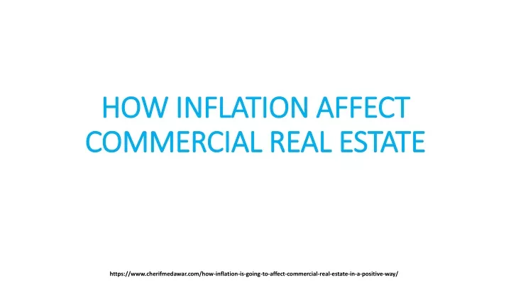 how inflation affect commercial real estate