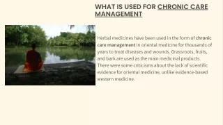 What Is Used For Chronic Care Management