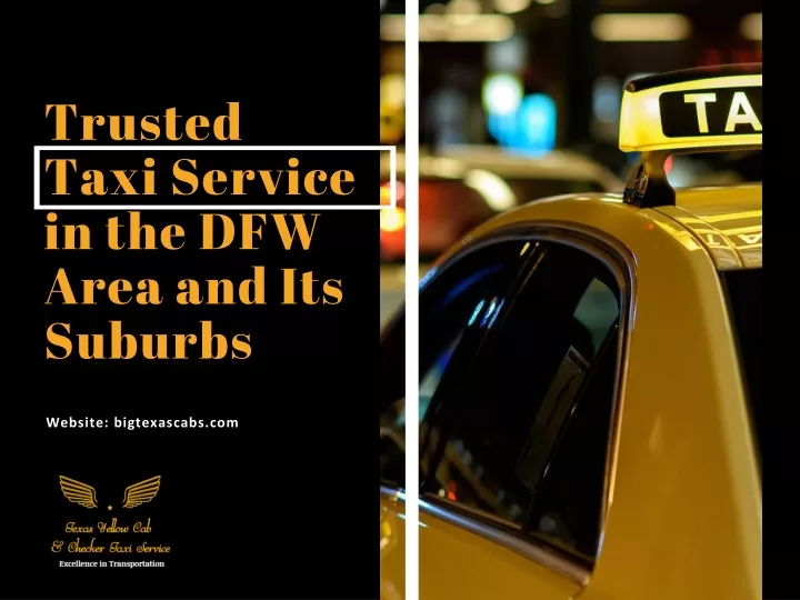 trusted taxi service in the dfw area