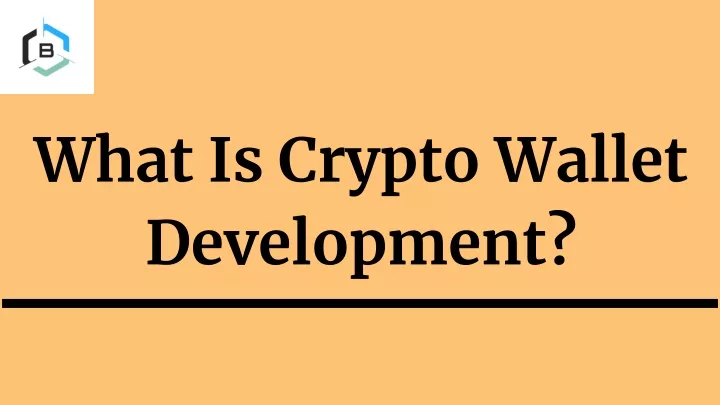 what is crypto wallet development
