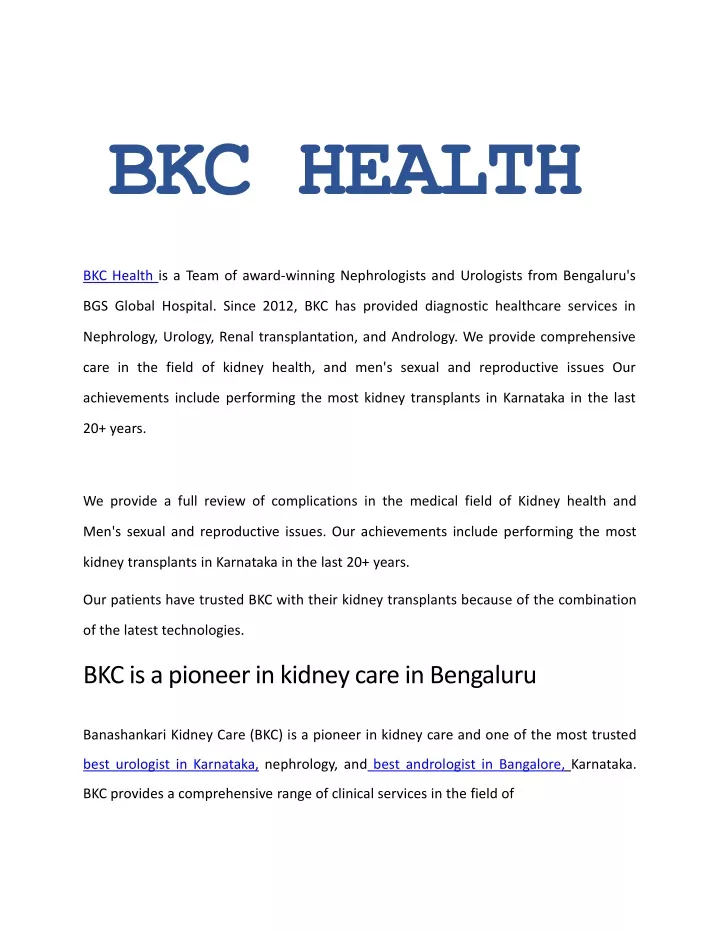 bkc health