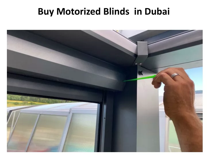 buy motorized blinds in dubai