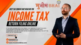 Best Tax Consultant near Me for Income Tax Return Filing Online