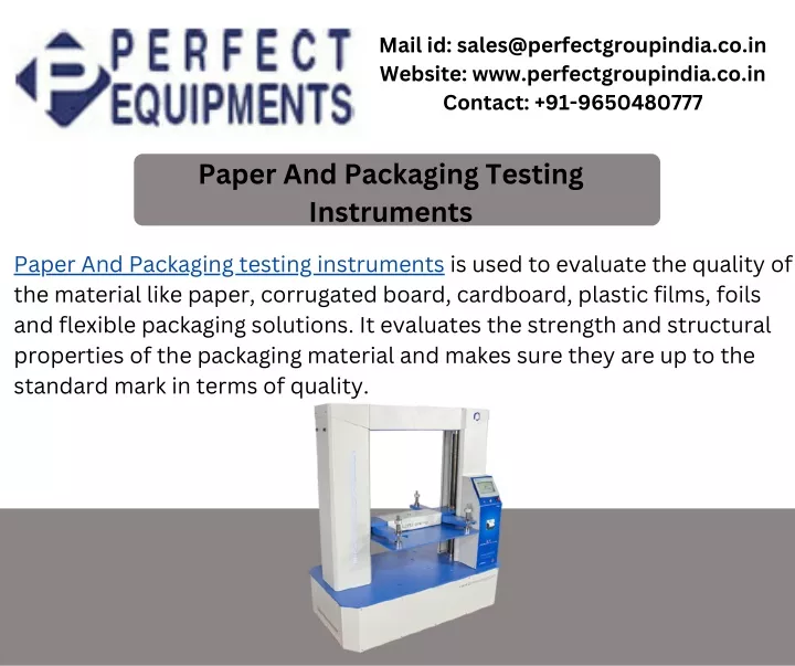 mail id sales@perfectgroupindia co in website