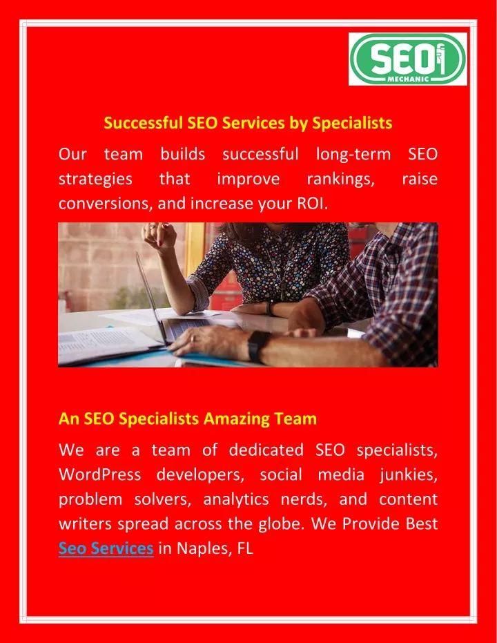 successful seo services by specialists