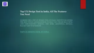 Top UX Design Tool in India, All The Features You Need