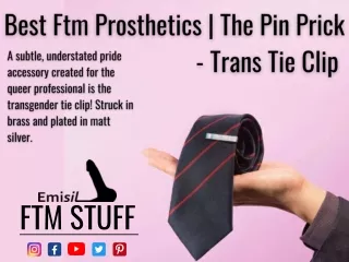 Best Ftm Prosthetics | The Pin Prick - Trans Tie Clip - Emisil